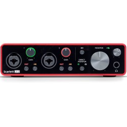 Focusrite Scarlett 2i2 USB-C Audio Interface (3rd Generation)